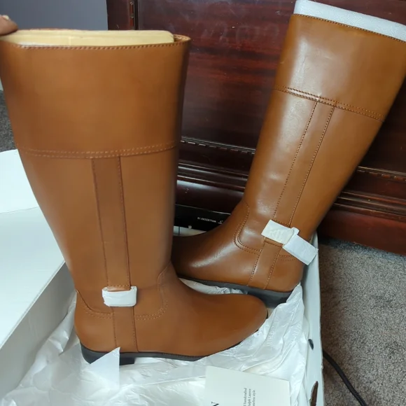 NWT LAUREN RALPH LAUREN Women's Berdie Riding Boots, Size 7B - Picture 9 of 9